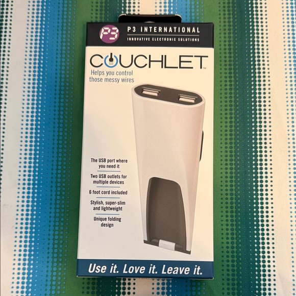 p3 international Other - Couchlet Dual USB Charging Station - White set of two